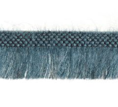 Neva 30mm Mohair Cut Fringe Trimming by Houles Ardoise Neva 30mm Mohair Cut Fringe Trimming by Houles Ardoise