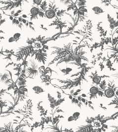 Newlands Toile Wallpaper by Anna French Black Newlands Toile Wallpaper by Anna French Black