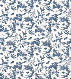 Newlands Toile Fabric by Anna French Blue Newlands Toile Fabric by Anna French Blue