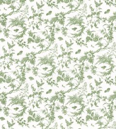 Newlands Toile Fabric by Anna French Green Newlands Toile Fabric by Anna French Green