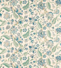 Newnham Courtney Fabric by Sanderson Eucalyptus/Cadet Blue Newnham Courtney Fabric by Sanderson Eucalyptus/Cadet Blue