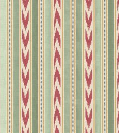 Newport Stripe Wallpaper by Mulberry Home Red/Green Newport Stripe Wallpaper by Mulberry Home Red/Green