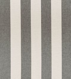 Newport Stripe Fabric by Thibaut Black and Linen Newport Stripe Fabric by Thibaut Black and Linen