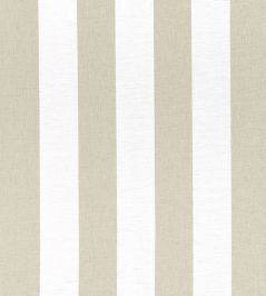 Newport Stripe Fabric by Thibaut Jute and White Newport Stripe Fabric by Thibaut Jute and White