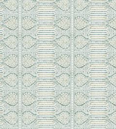 Nicolet Fabric by Nina Campbell Teal/Green Nicolet Fabric by Nina Campbell Teal/Green