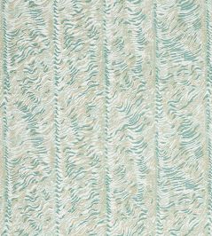 Nima Fabric by Jane Churchill Aqua Nima Fabric by Jane Churchill Aqua