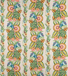 Ashdown Stripe Fabric by Nina Campbell Green/Multi Ashdown Stripe Fabric by Nina Campbell Green/Multi