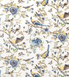 Perdana Fabric by Nina Campbell Blue/White Perdana Fabric by Nina Campbell Blue/White
