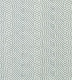 Pachinko Fabric by Nina Campbell Aqua/Ivory Pachinko Fabric by Nina Campbell Aqua/Ivory
