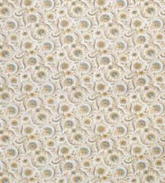 Baville Fabric by Nina Campbell Taupe/ Aqua Baville Fabric by Nina Campbell Taupe/ Aqua