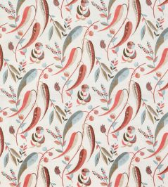 Colbert Fabric by Nina Campbell Coral/ Aqua Colbert Fabric by Nina Campbell Coral/ Aqua