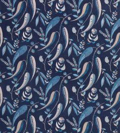 Colbert Fabric by Nina Campbell Blue Colbert Fabric by Nina Campbell Blue