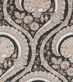 Les Indiennes Wallpaper by Nina Campbell BLACK/GILVER/COPPER Les Indiennes Wallpaper by Nina Campbell BLACK/GILVER/COPPER