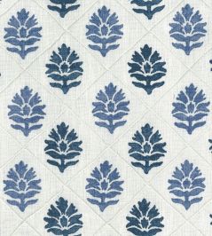 Camille Fabric by Nina Campbell Indigo/Blue Camille Fabric by Nina Campbell Indigo/Blue