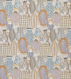 Collioure Fabric by Nina Campbell Taupe/Soft Gold Collioure Fabric by Nina Campbell Taupe/Soft Gold