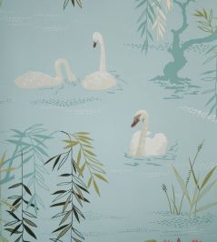 Swan Lake Wallpaper by Nina Campbell 6 Swan Lake Wallpaper by Nina Campbell 6