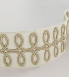 Muette Braid Trimming by Nina Campbell BEIGE/IVORY Muette Braid Trimming by Nina Campbell BEIGE/IVORY