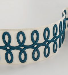 Muette Braid Trimming by Nina Campbell INDIGO/IVORY Muette Braid Trimming by Nina Campbell INDIGO/IVORY