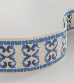 Trianon Braid Trimming by Nina Campbell INDIGO/BLUE/IVORY Trianon Braid Trimming by Nina Campbell INDIGO/BLUE/IVORY