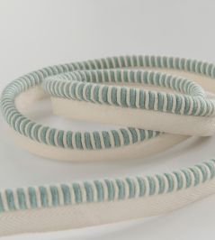 Trianon Cord Trimming by Nina Campbell AQUA/IVORY Trianon Cord Trimming by Nina Campbell AQUA/IVORY