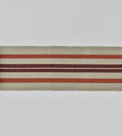 Narrow Woven Border Trimming by Nina Campbell Coral Narrow Woven Border Trimming by Nina Campbell Coral