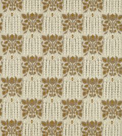Nirvani Embroidery Fabric by Zoffany Antique Gold Nirvani Embroidery Fabric by Zoffany Antique Gold