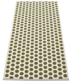 Noa Rug by Pappelina Dark Olive/Vanilla Noa Rug by Pappelina Dark Olive/Vanilla
