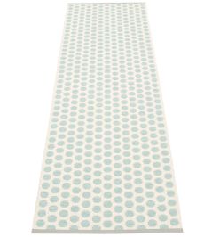 Noa Runner Rug by Pappelina Pale Turquoise/Vanilla Noa Runner Rug by Pappelina Pale Turquoise/Vanilla