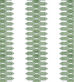 Nola Stripe Embroidery Fabric by Thibaut Green Nola Stripe Embroidery Fabric by Thibaut Green