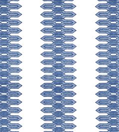 Nola Stripe Embroidery Fabric by Thibaut Navy Nola Stripe Embroidery Fabric by Thibaut Navy