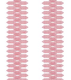 Nola Stripe Wallpaper by Thibaut Pink Nola Stripe Wallpaper by Thibaut Pink