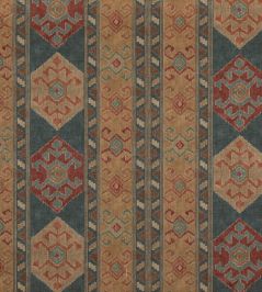 Nomad Fabric by Mulberry Home Teal Nomad Fabric by Mulberry Home Teal