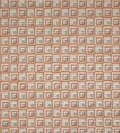 Nomade Fabric by Lelievre Terracotta Nomade Fabric by Lelievre Terracotta