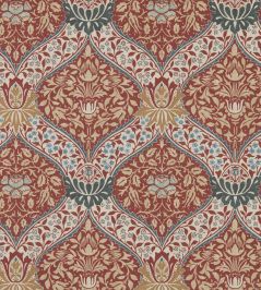 Norbury Wallpaper by Morris & Co Slate/Madder Norbury Wallpaper by Morris & Co Slate/Madder