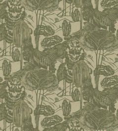 Nostalgic Evergreen Wallpaper by Eijffinger Green Nostalgic Evergreen Wallpaper by Eijffinger Green
