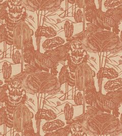 Nostalgic Evergreen Wallpaper by Eijffinger Orange/Terracotta Nostalgic Evergreen Wallpaper by Eijffinger Orange/Terracotta