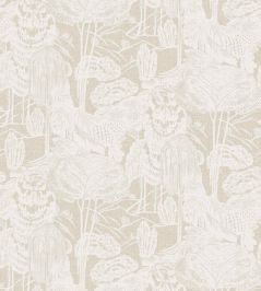 Nostalgic Evergreen Wallpaper by Eijffinger White/Cream Nostalgic Evergreen Wallpaper by Eijffinger White/Cream