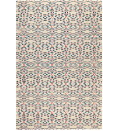 Noughts & Crosses Rug by GP & J Baker Blue/Red Noughts & Crosses Rug by GP & J Baker Blue/Red