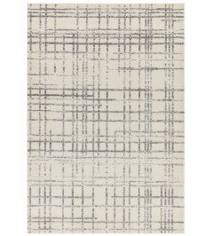 Nova Grid Rug by Asiatic Grey Nova Grid Rug by Asiatic Grey