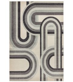 Nova Retro Rug by Asiatic Grey Nova Retro Rug by Asiatic Grey