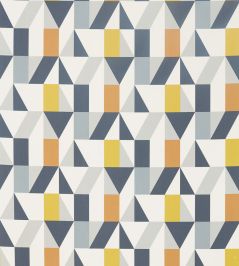 Nuevo Fabric by Scion Dandelion / Charcoal / Brick Nuevo Fabric by Scion Dandelion / Charcoal / Brick