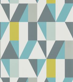Nuevo Wallpaper by Scion Marine / Midnight / Kiwi Nuevo Wallpaper by Scion Marine / Midnight / Kiwi