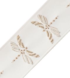 Nymph Beaded Border Trimming by Samuel & Sons White Lily Nymph Beaded Border Trimming by Samuel & Sons White Lily
