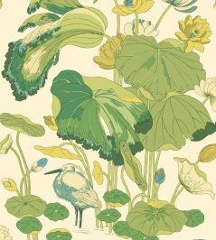Nympheus Wallpaper by GP & J Baker Emerald Nympheus Wallpaper by GP & J Baker Emerald