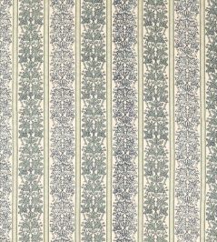 Oak & Blossom Weave Fabric by Morris & Co Green/Indigo Oak & Blossom Weave Fabric by Morris & Co Green/Indigo