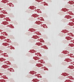 Oak Leaves Fabric by Barneby Gates Red/Pink Oak Leaves Fabric by Barneby Gates Red/Pink