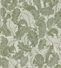 Oak Tree Tails Wallpaper by Langelid Von Bromssen Olive Oak Tree Tails Wallpaper by Langelid Von Bromssen Olive