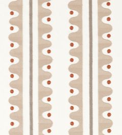 Oakham Embroidery Fabric by Scion Mushroom Oakham Embroidery Fabric by Scion Mushroom