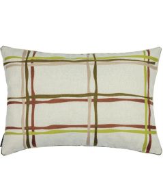 Oban Cushion 40 x 60cm by Maison Casamance Citrus Olive Oban Cushion 40 x 60cm by Maison Casamance Citrus Olive