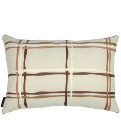 Oban Cushion 40 x 60cm by Maison Casamance Terracotta Blush Oban Cushion 40 x 60cm by Maison Casamance Terracotta Blush